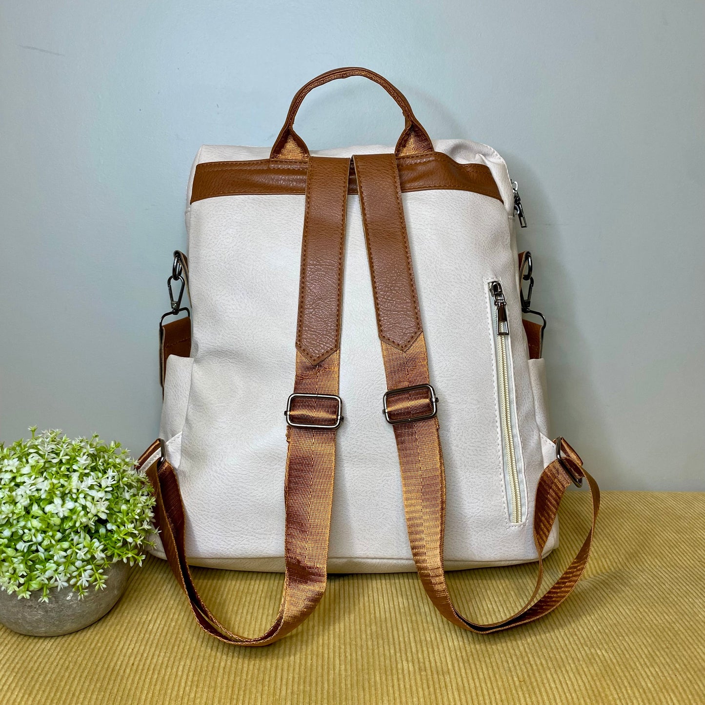 Blake Backpack - Style 2 - Beige