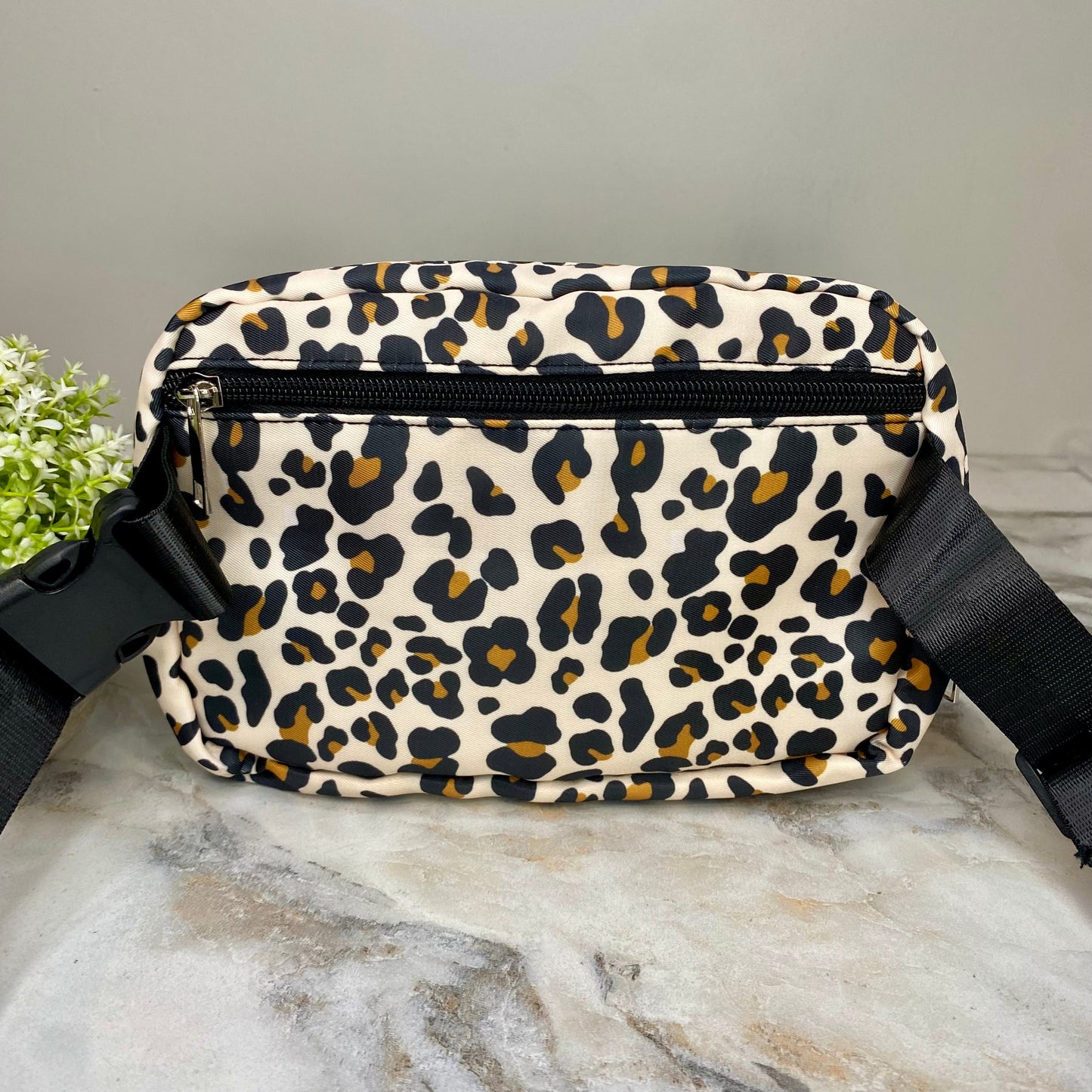 Nylon Belt Bag - Crossbody + Fanny - Animal Print