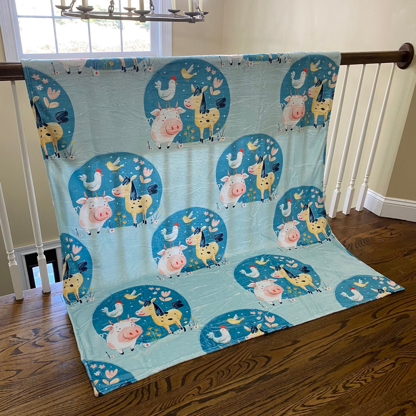 Blanket - Farm Animals Circle