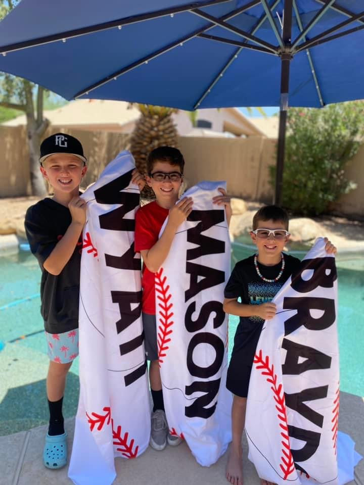 Beach Towel - Style 3 (ANY SPORT!) - PREORDER 6/2-6/6