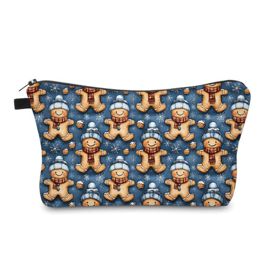 Pouch - Christmas Blue Gingerbread Man - PREORDER ENDS 10/20