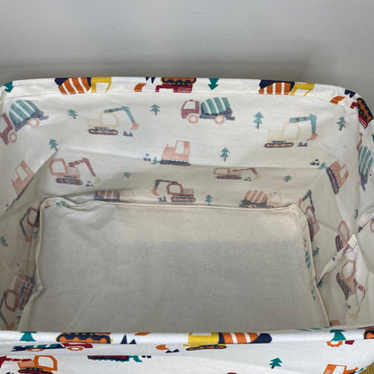 Pop Up Canvas Basket - Trucks