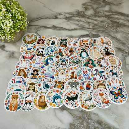 Stickers - Character Floral