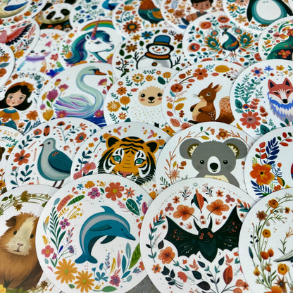 Stickers - Character Floral