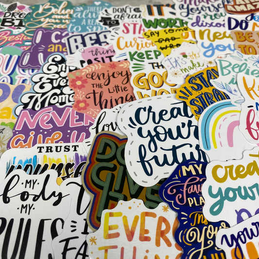 Stickers - Motivation Sayings
