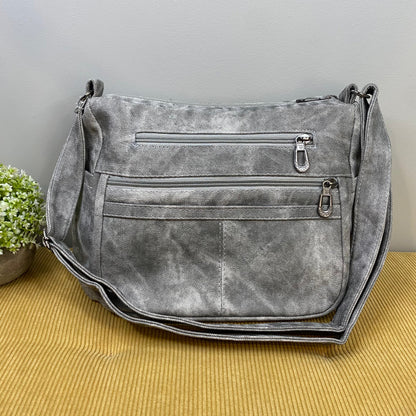 Laura Purse - Denim Suede