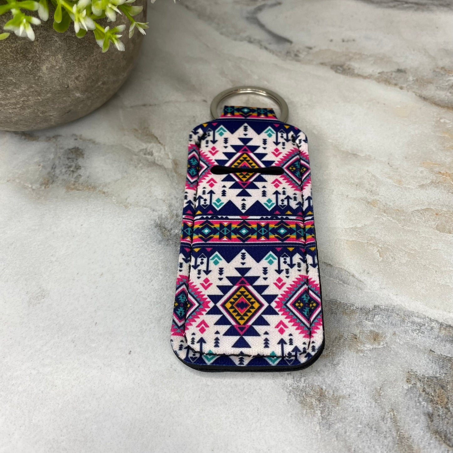Lip Balm Chapstick Holder - Aztec