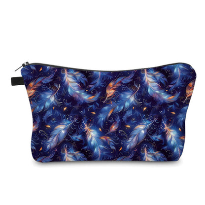 Pouch - Feather Blue Galaxy