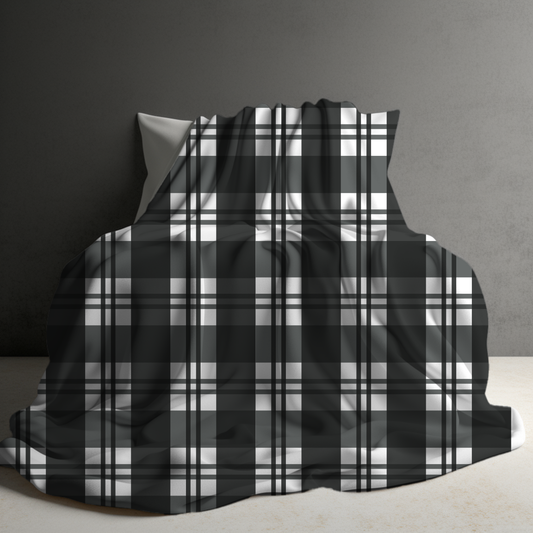 Blanket - Christmas - White Plaid - PREORDER