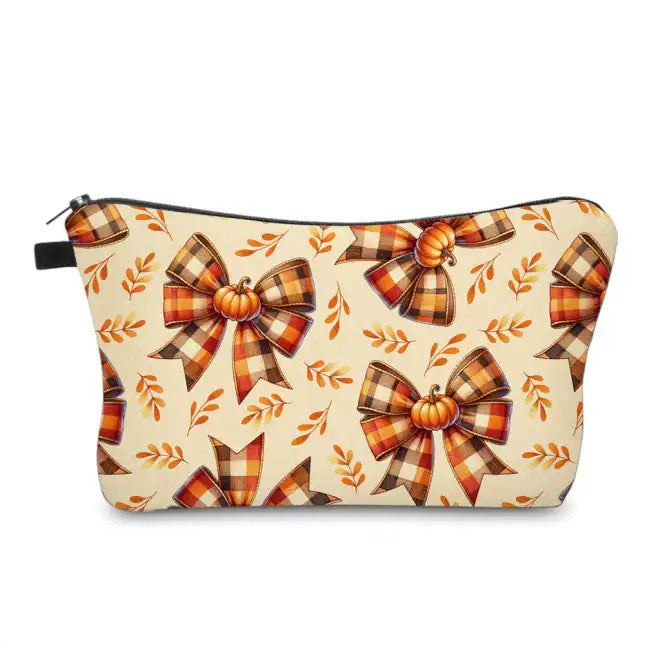 Pouch -  Halloween Fall - Pumpkin Bow