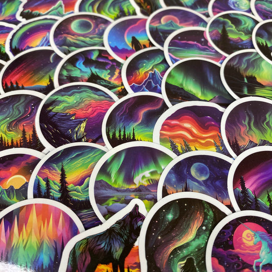 Stickers - Mini Northern Lights