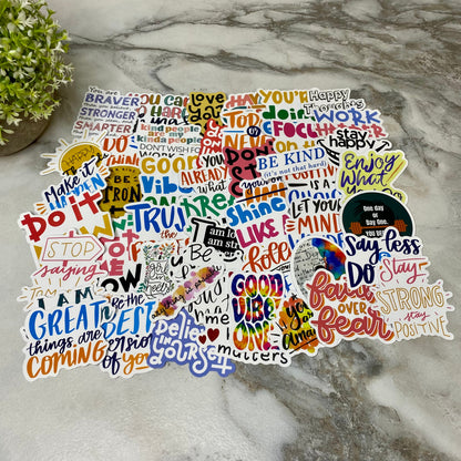 Stickers - Motivation Sayings 2