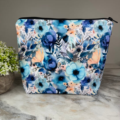 Pouch XL - Blue Floral